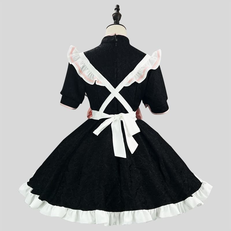 エロコスプレ セクシーメイド服 胸開きワンピース コスプレ衣装