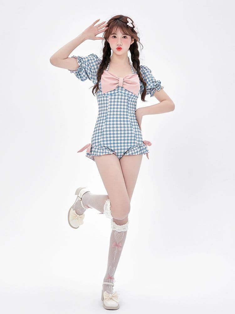 エロコスプレ 可愛いチェック柄学園風コスプレ衣装